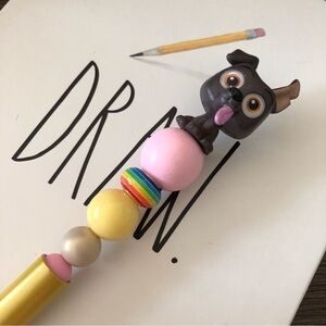 Disney Doorables: Coco: Dante handmade beaded pen